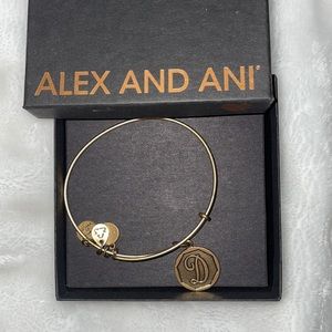 Alex and Ani Bracelet letter D